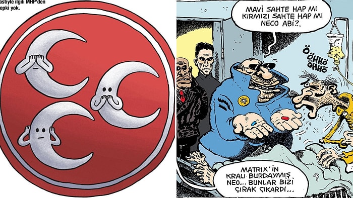 Mizah Dergisi Uykusuz'dan MHP'nin Logosuna Yeni Soluk