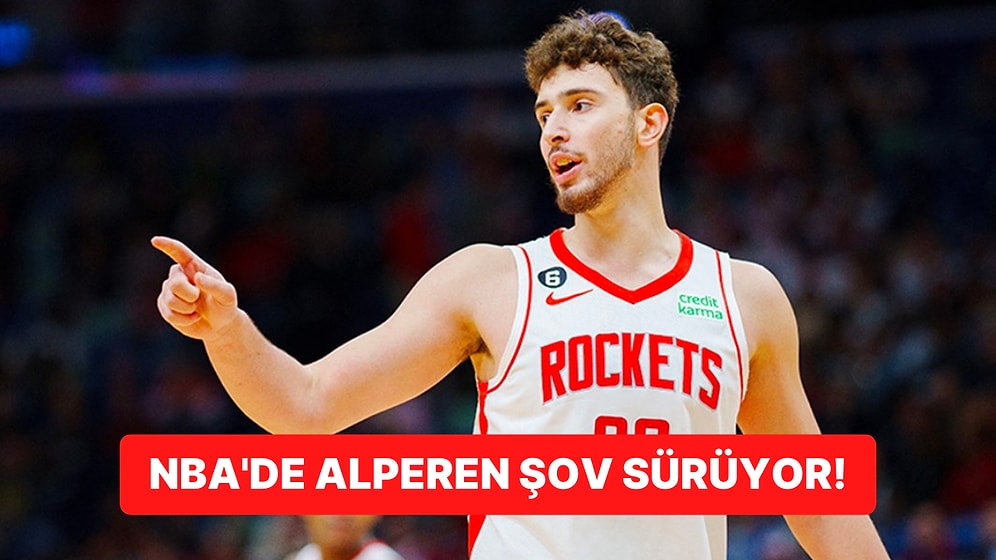 Triple-Double Yapan Alperen Şengün Rekorları Altüst Ederek NBA Tarihine Geçti