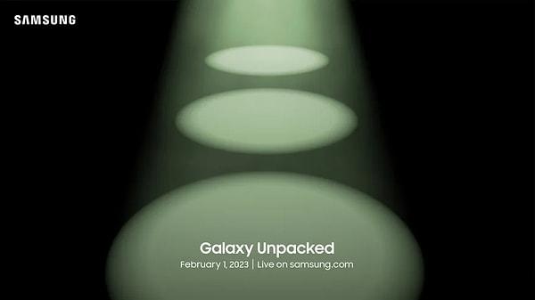 Samsung'un yeni amiral gemilerini tanıtacağı Galaxy Unpacked etkinliği 1 Şubat tarihinde gerçekleşecek.