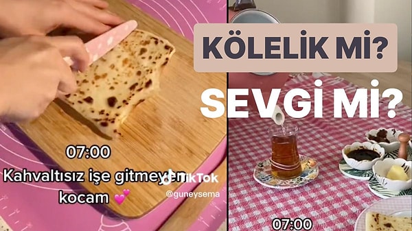 8- TikTok'ta evinin kapılarını takipçilerine açan kullanıcının, 'Kahvaltı yapmadan işe gitmeyen kocam'  isimli videosu çok konuşuldu.  👇