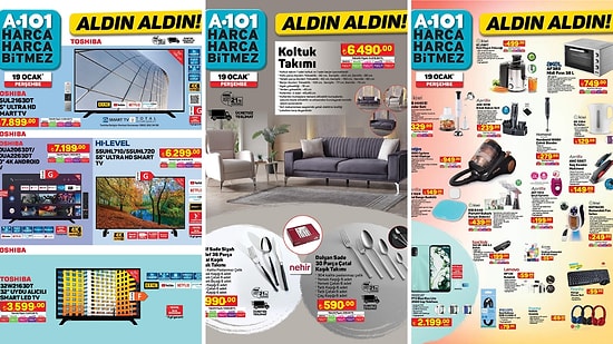 19 Ocak 2023 A101 Aldın Aldın Kataloğu