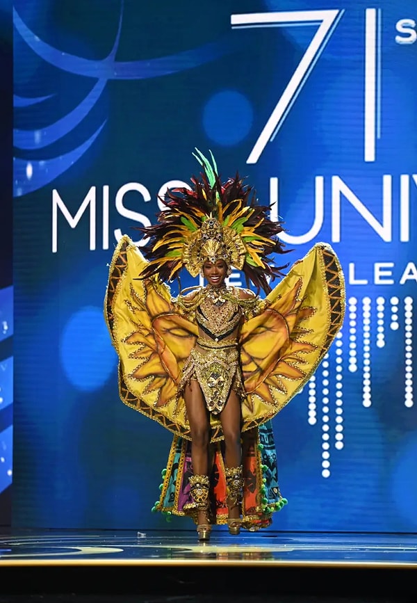 Мисс Эквадор Найели Гонсалес вышла в костюме Инти — бога Солнца в мифологии инков