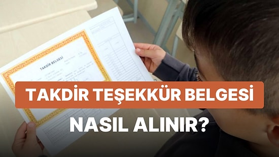 Takdir Teşekkür Belgesi Kaç Puanla Alınır? Ortalama Kaç Olmalı? Takdir Teşekkür Hesaplama 2023