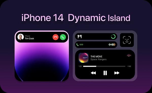 iPhone 14 Pro modellerinde yer alan Dinamik Ada kısmı kamera deliğine yeni bir görev çubuğu özelliği kazandırmıştı.