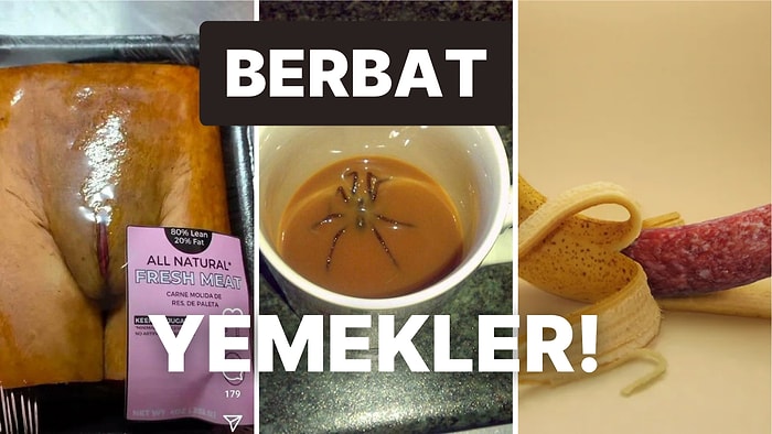 Görünce İştahı Kaçırıp Yemek Yemeye Bin Kere Tövbe Ettirecek Dünyanın En Kötü ve En Tuhaf Yemek Fotoğrafları