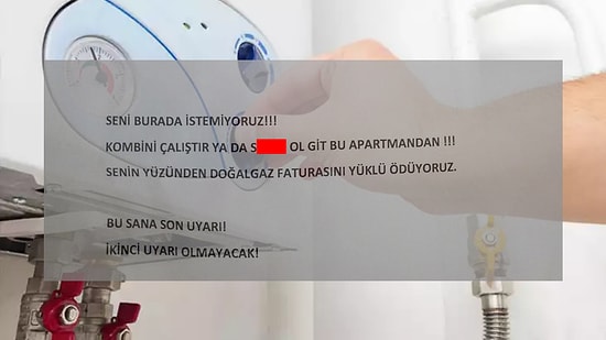 Eskişehir'de Doğal Gaz Yakmayan Komşunun Kapısına Asılan Uyarı Sosyal Medyayı İkiye Böldü