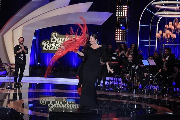 ''Alpay ve Zamansız Şarkılar'' konseptiyle ekranlara gelecek programda Sibel Can, flamenko dansıyla bölüme damgasını vurucak.