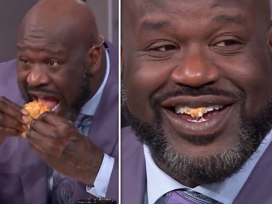 Шакил О'Нил съел лягушачьи лапки в прямом эфире после того, как проиграл спор