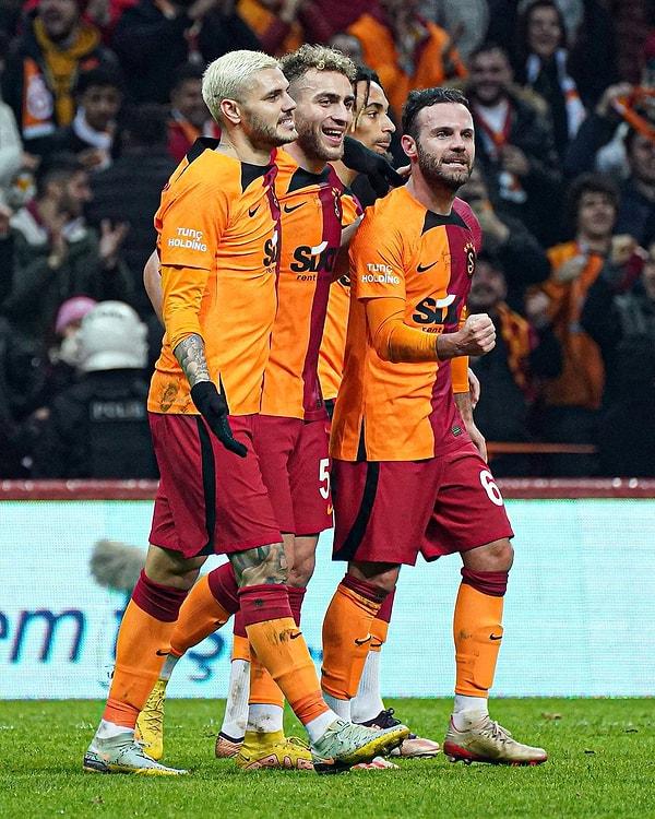 Derbide Fenerbahçe 'yi deplasmanda 3-0 mağlup eden Galatasaray, Hatayspor karşısında da rahat bir galibiyet aldı.