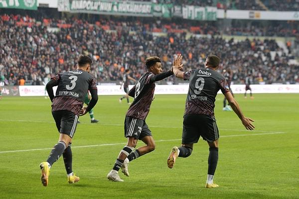 İlk yarı 1-0 Konyaspor'un üstünlüğüyle sona ererken 2. yarıda Beşiktaş daha istekli olarak soyunma odasından döndü. Dakikalar 67'yi gösterirken Gedson Fernandes'in asistinde Cenk Tosun, Beşiktaş'a beraberliği getirdi.