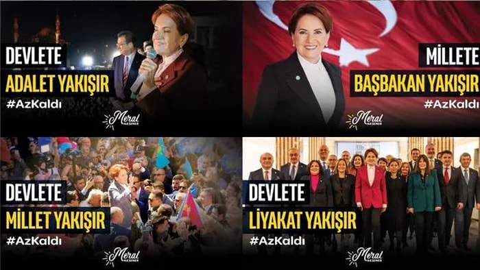 Akşener'in Seçim Sloganları ve Kampanya Fotoğrafları Ortaya Çıktı