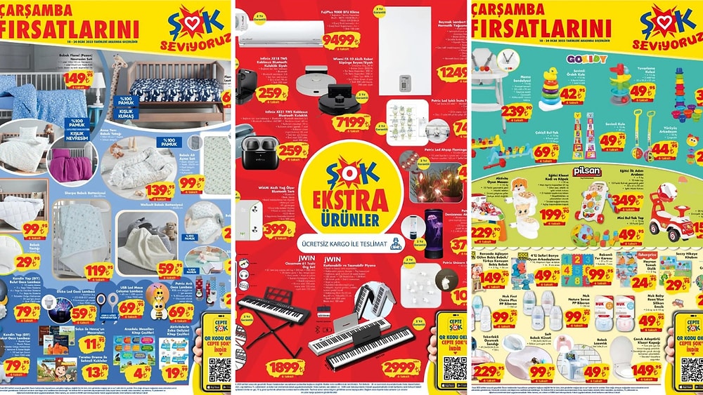 ŞOK'ta Anne - Bebek Ürünleri Satışta! 18 - 21 Ocak 2023 ŞOK Bu Hafta Kataloğu