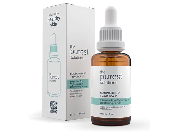 The Purest Solutions aydınlatıcı ve sıkılaştırıcı serum.