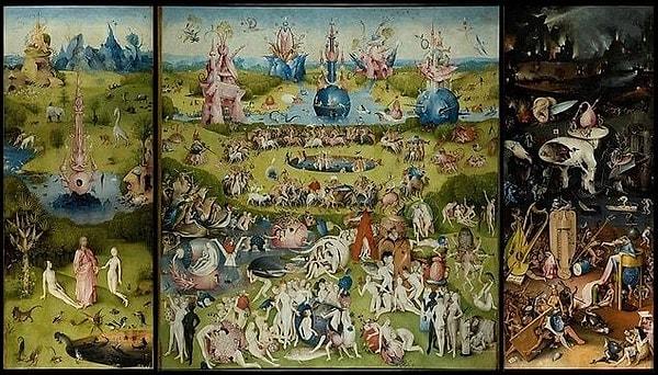 6. The Garden of Earthly Delights (1490-1500) Hieronymus Bosch