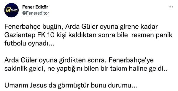 Fenerbahçeliler aylardır sahada göremedikleri Arda Güler'i çok özlemişler👇
