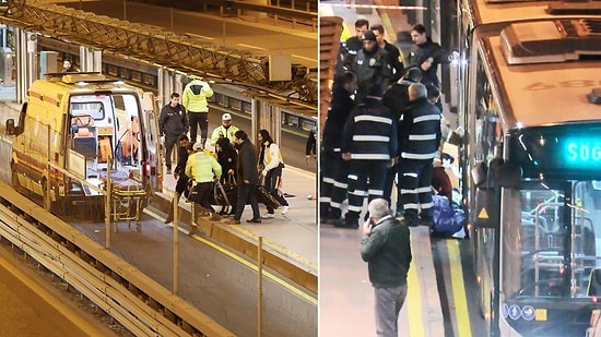 Küçükçekmece'de Metrobüs Yoluna Düşen Kişi, Gelen Aracın Altında Kalarak Öldü