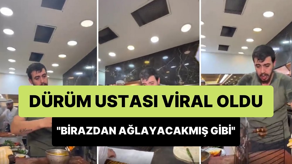 Kan Ter İçerisinde Dürüm Siparişini Yetiştirmeye Çalışan Ustanın Viral Olan Görüntüleri
