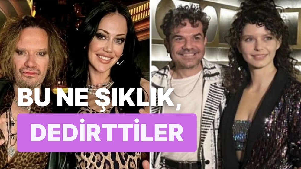 Ozan Doğulu'nun 80'ler Temalı Doğum Günü Partisinde Ünlüler Tarzları ile Dikkat Çekti