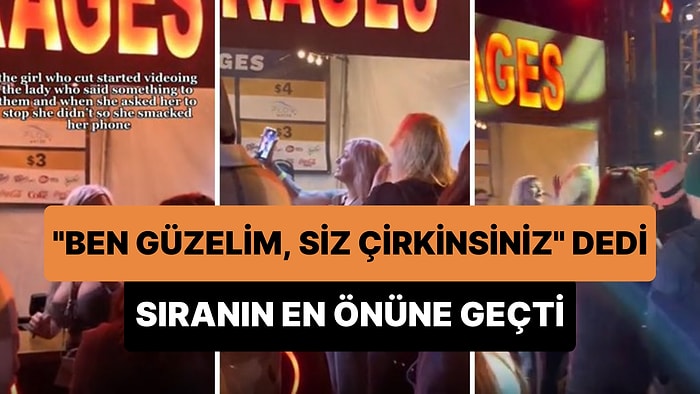 'Ben Güzelim, Siz Çirkinsiniz' Diyerek Sıranın Önüne Geçen Kadın, Sırada Bekleyen Diğer Kadınlardan Dayak Yedi