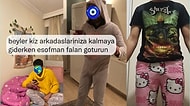 Yanına Eşofman Almadığı İçin Kız Arkadaşlarının Cicili Bicili Pijamalarıyla Karizmayı Çizdiren Kişiler