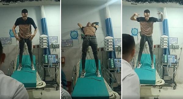 O görüntülerden sonra şimdi de Kolombiya'dan bir erkeğin, hastanedeki görüntüleri gündem oldu. O erkek için de 'Zombi insan' iddiaları ortaya atıldı.