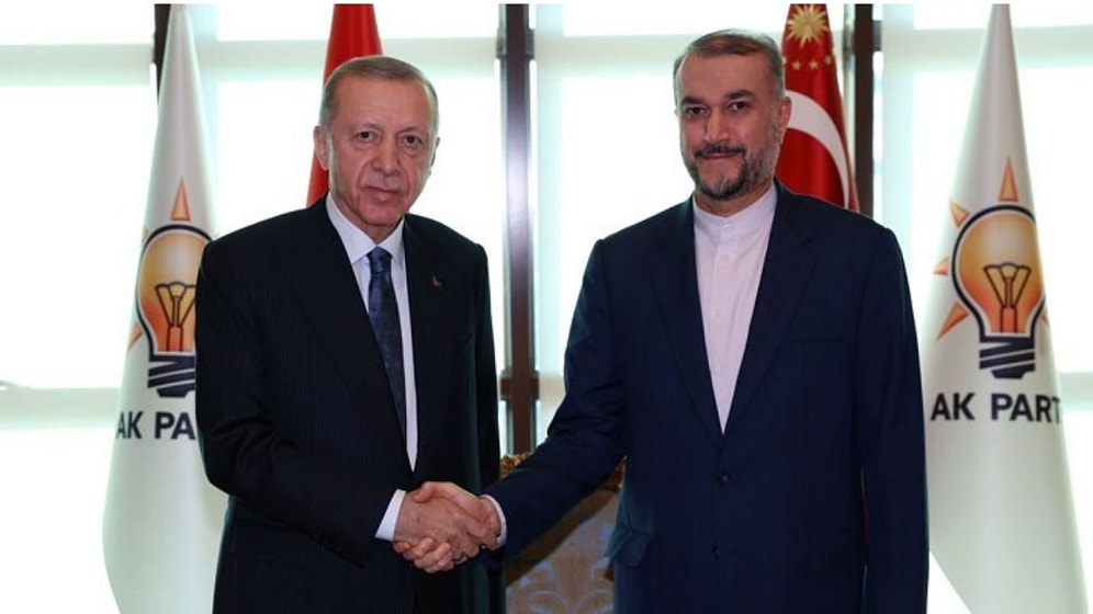 Erdoğan, İranlı Bakan ile Parti Binasında Görüştü