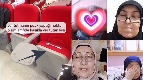 Amfide Kaşıkla Yer Tutan Kişiden TikTok'taki Evlilik Karşıtı Teyzelere Son 24 Saatin Viral Tweetleri