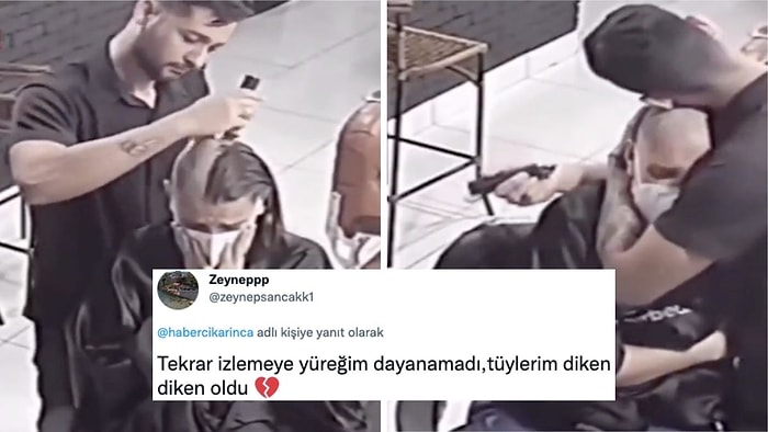 Kanser Hastası Müşterisinin Saçlarını Kazıdıktan Sonra Kendi Saçlarını da Kazıyan Kuaförün Videosu Gündem Oldu