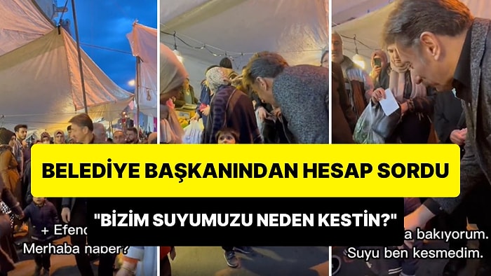 Annesi Evin Vanalarını Kapatıp 'Belediye Suyu Kesti' Dediği İçin Belediye Başkanından Hesap Soran Ufaklık