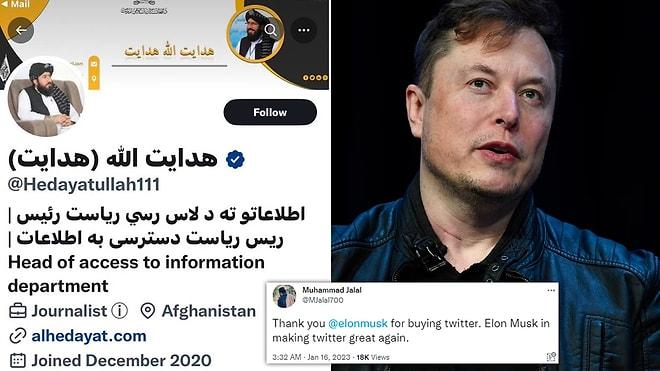 Taliban Üyeleri Mavi Tik Aldıkları İçin Elon Musk'a Övgüler Dizdi: "Elon Musk Twitter'ı Yeniden Harika Yaptı!"