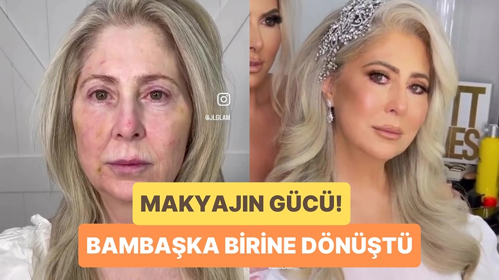 Makyajın Gücü Bir Kez Daha Kanıtlandı! Yaptırdığı Makyajla Bambaşka Birine Dönüşen Kadın