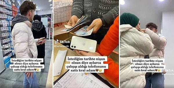 10- İstediği tarihte nişan yapabilmek için erkek arkadaşının aylarca çalışıp satın aldığı cep telefonunu satmak zorunda kaldığını belirten kadın, sosyal medyada gündem oldu.