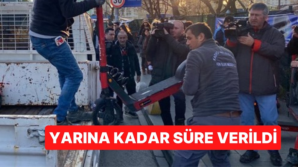Ataşehir Belediyesi de Scooter'ları Toplatma Kararı Aldı