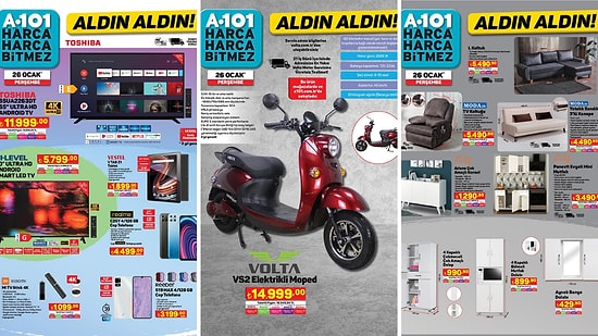 26 Ocak 2023 A101 Aldın Aldın Kataloğu