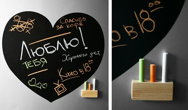 14. Магнитная доска на холодильник Love «Сердце»