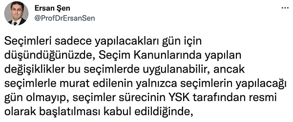 Seçim günü ve süreci farklı kavramlar.