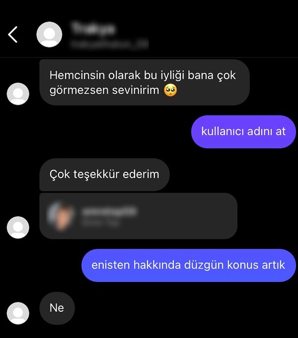 Ancak kadın, hiç beklemediği bir yanıtla karşılaşmış...