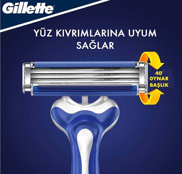 13. Gillette Blue3 10 tıraşa kadar dayanıklı!