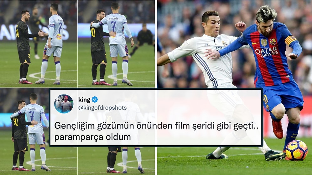 Bir Devrin Bitişi...  Son Kez Rakip Olarak İzlediğimiz Ronaldo ve Messi'nin Düellosu Hepimizi Duygulandırdı