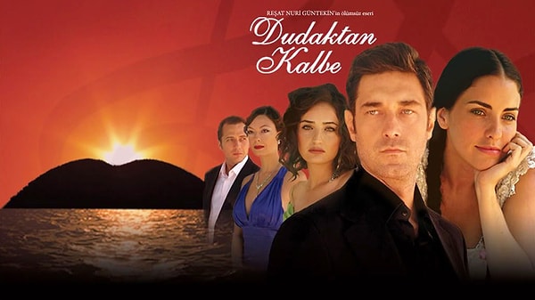 2007-2009 yılları arasında Show TV'de yayınlanan Dudaktan Kalbe, Reşat Nuri Güntekin'in aynı adlı romanında uyarlanmıştı.