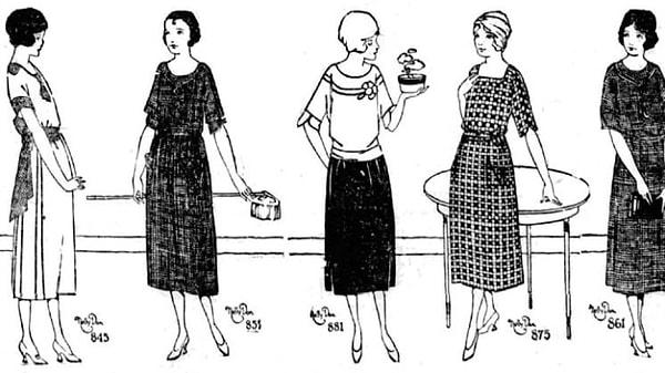 Nell Donnelly ilk olarak 1916'da, Birinci Dünya Savaşı öncesi Amerika'da yaygın olan düz pamuklu elbiselerin aksine popüler hale gelen fırfırlı elbise tasarımlarıyla dikkat çekti.