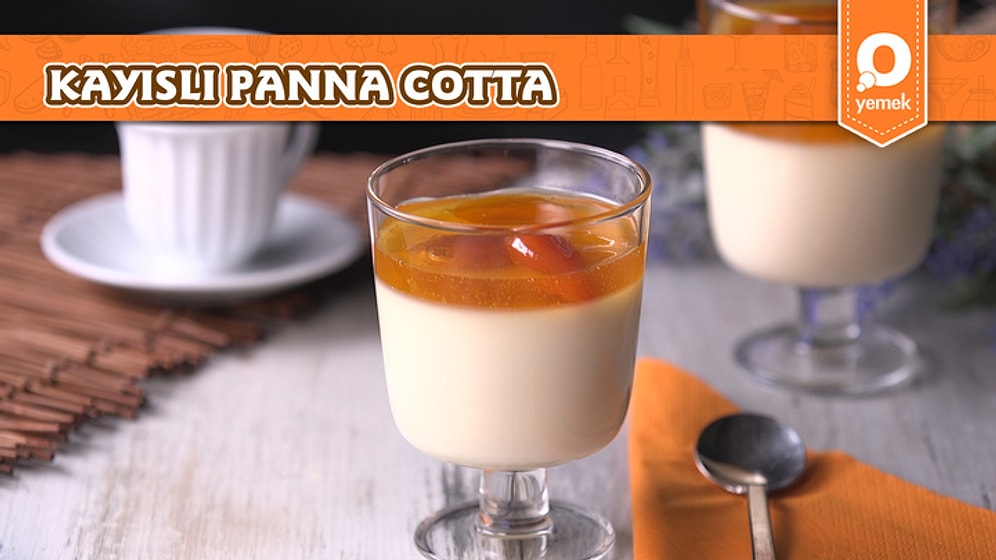 İtalyan Mutfağının En Sevilen Tatlısı! Kayısılı Panna Cotta Nasıl Yapılır?