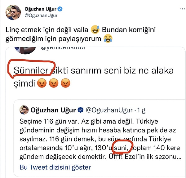 Benim alınganlık seviyesi...