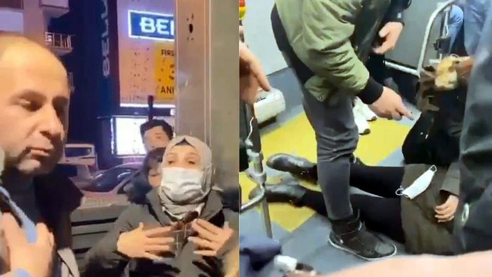 Metrobüste Alacak Verecek Kavgası: Sinir Krizi Geçirip Bayıldı