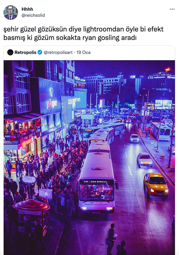 12. "Ankara'yı beğenmemeye devam mı?" eksik kalmış. 😅