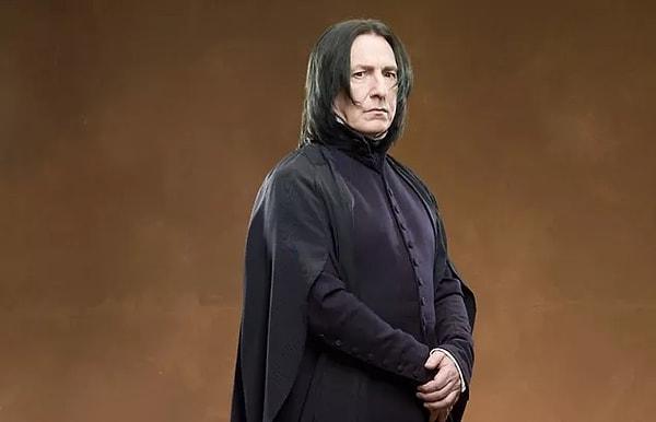 4. Alan Rickman, who played Snape in the 'Harry Potter' movie, helped design his costume.