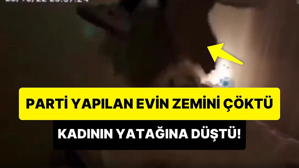Yatak Odasında Uyumaya Çalışan Kadının Üzerine Üst Katta Düzenlenen Partiden Bir Erkek Düştü