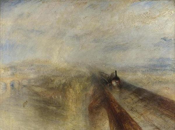7. J. M. W. Turner - Rain, Steam, and Speed – The Great Western Railway