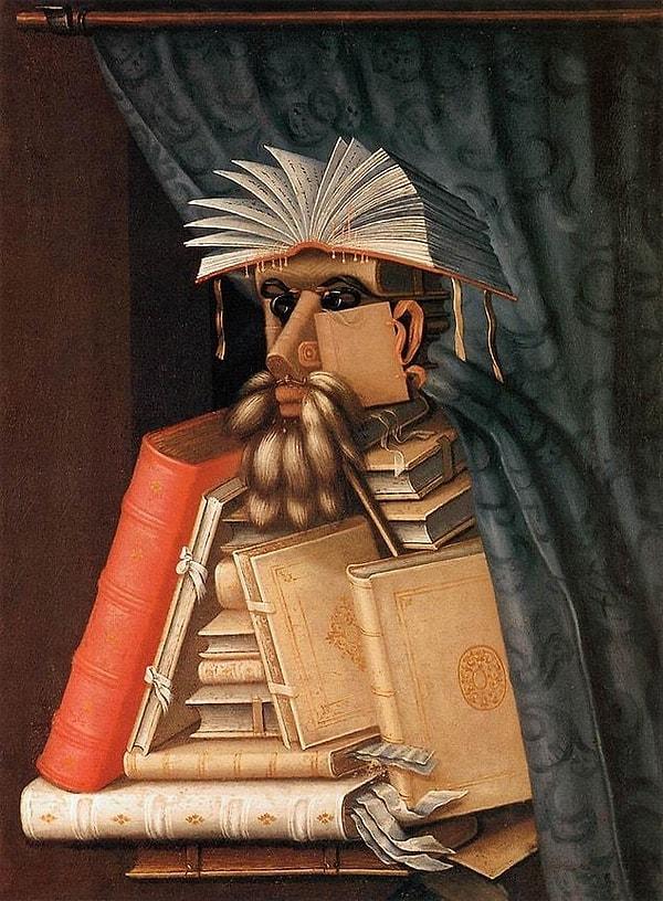 11. Giuseppe Arcimboldo -  The Librarian