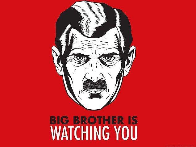 6. Orwell was indeed under surveillance when he wrote the book.